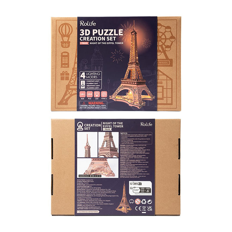 Rolife Night Of The Eiffel Tower