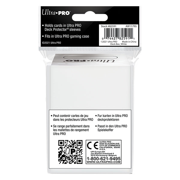 Deckbox: PRO 80+ Solid- White