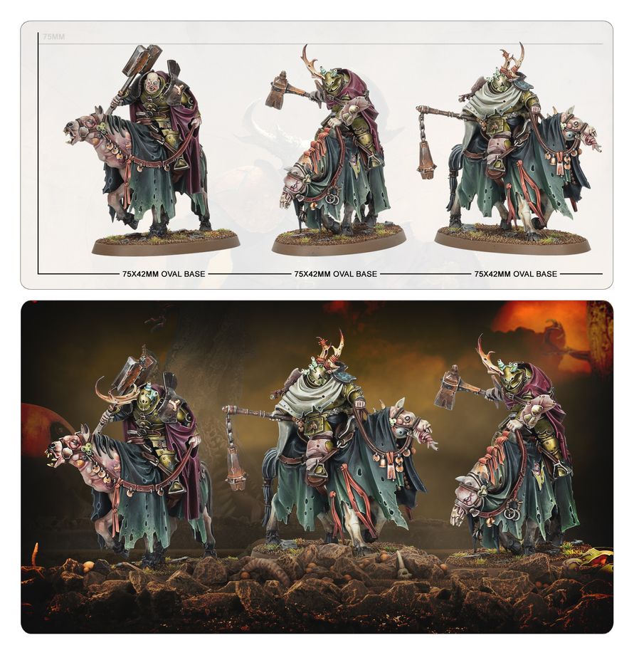 MAGGOTKIN OF NURGLE: Sloven Knights
