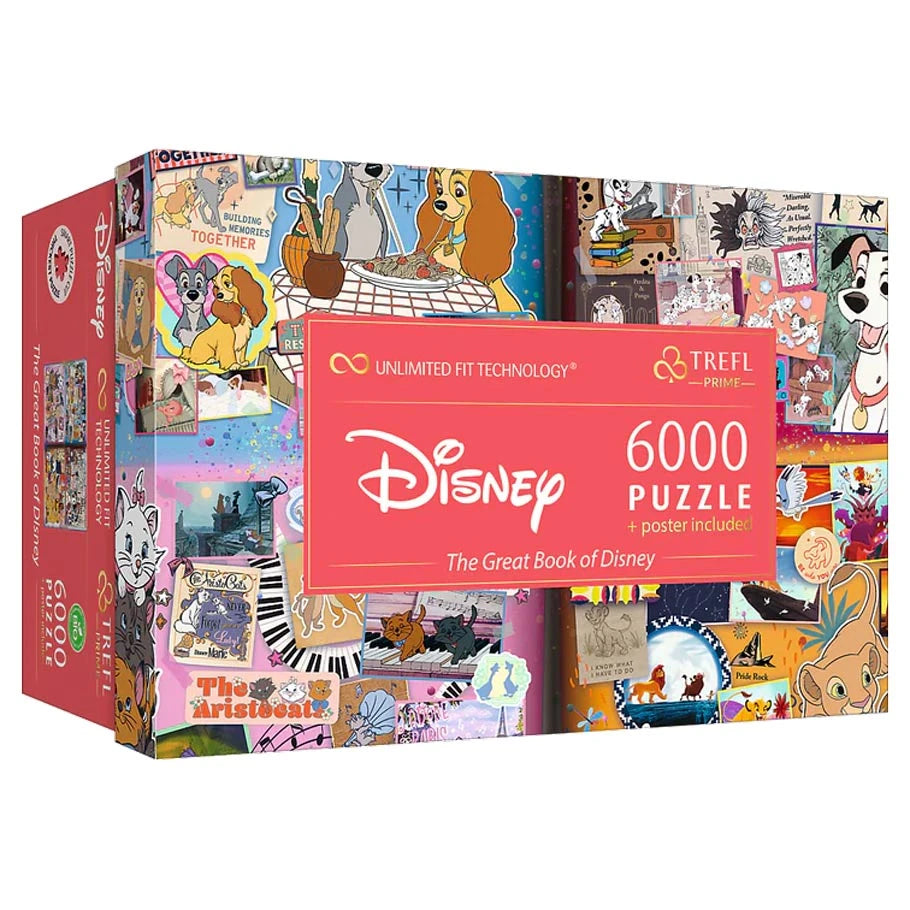 Puzzle: The Great Book of Disney 6000 Piece