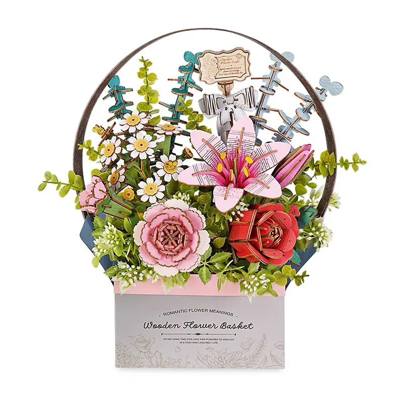 Rowood Wooden Flower Basket