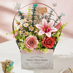 Rowood Wooden Flower Basket