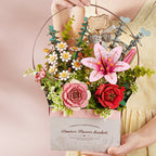 Rowood Wooden Flower Basket