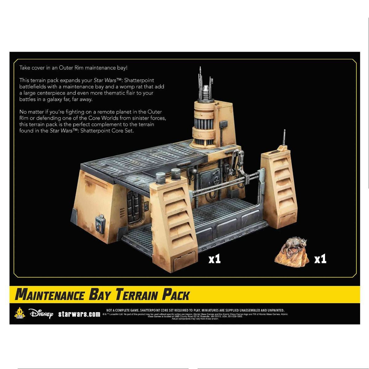 Star Wars Shatterpoint: Maintenance Bay Terrain