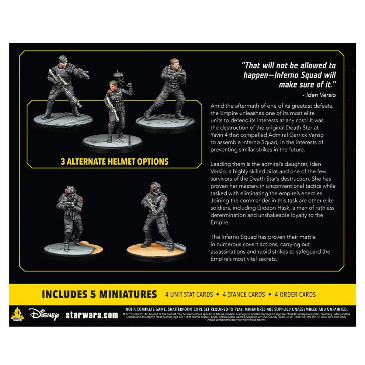 Star Wars Shatterpoint: Rebellion Dies Squad Pack