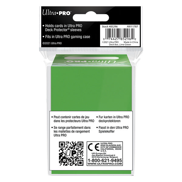 Deckbox: PRO 80+ Solid- Green, Lime