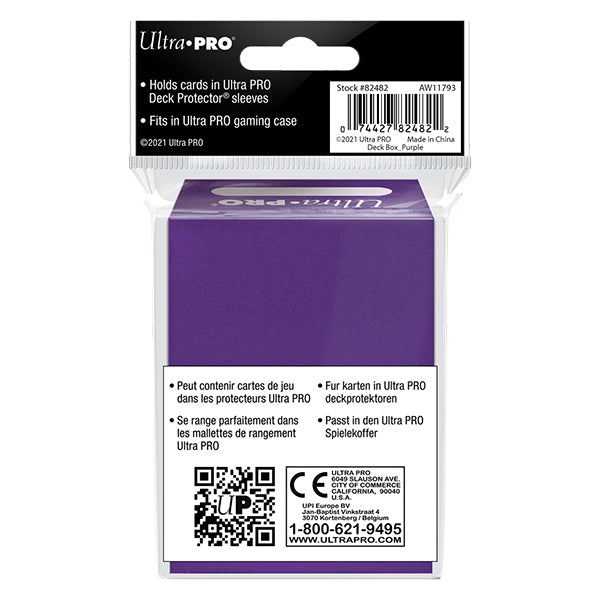 Deckbox: PRO 80+ Solid- Purple