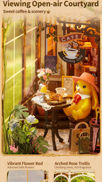 Rolife DIY Book Nook Kit - Holiday Cafe
