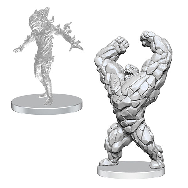 Pathfinder Battles Deep Cuts Miniatures: Wave 27- Living Landslide & Living Wildfire