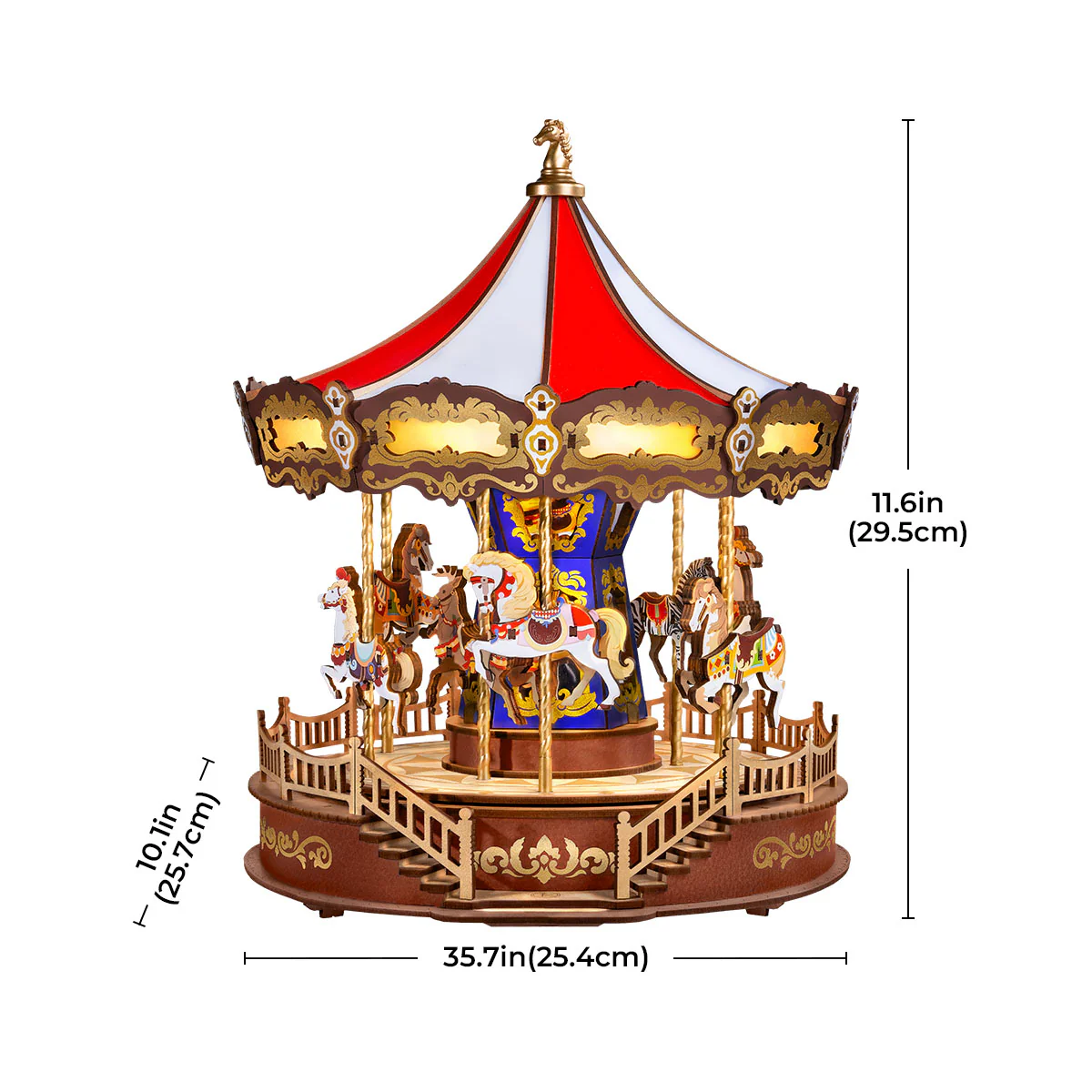 Rolife Classic Carousel 3D Wooden Puzzle
