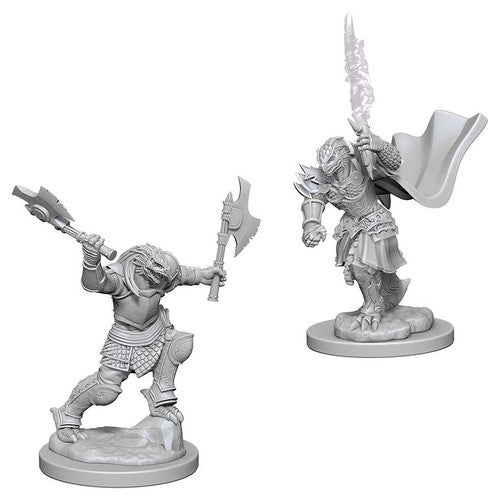 D&D Nolzur's Marvelous Miniatures: Unpainted Minis- Wave 4- Dragonborn Female Fighter