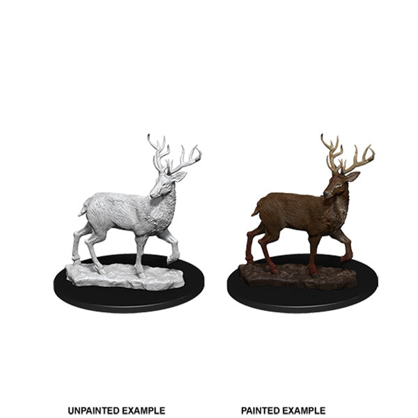 Wizkids Deep Cuts Miniatures: Unpainted Minis- Wave 7- Stag