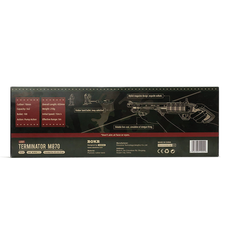 Terminator M870 - Rubber Band Shotgun