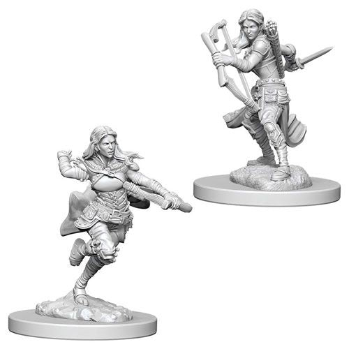 D&D Nolzur's Marvelous Miniatures: Unpainted Minis- Wave 4- Air Genasi Female Rogue