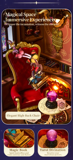 Rolife DIY Book Nook Kit - Magic Fantasy Corner