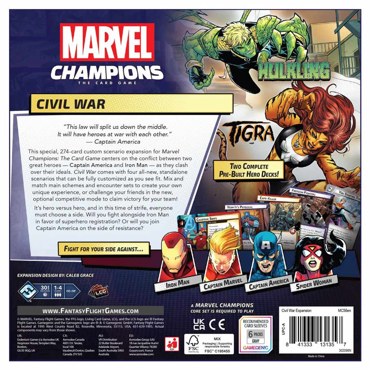 MC LCG: Civil War Exp