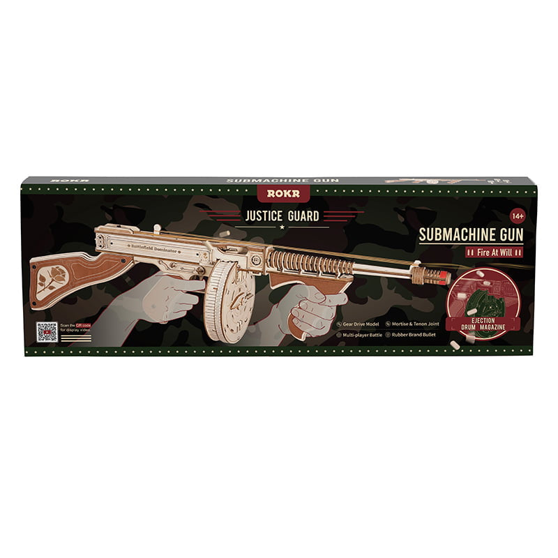 Submachine Gun - Rubber Band Gun