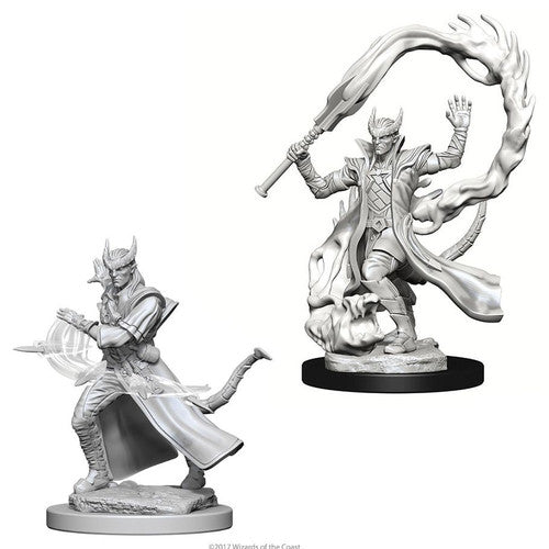 D&D Nolzur's Marvelous Miniatures: Unpainted Minis- Wave 4- Tiefling Male Sorcerer