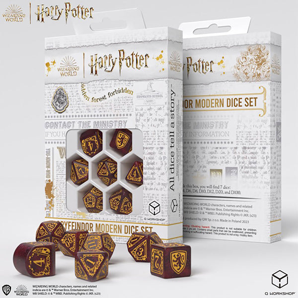 Harry Potter Modern Dice: Gryffindor