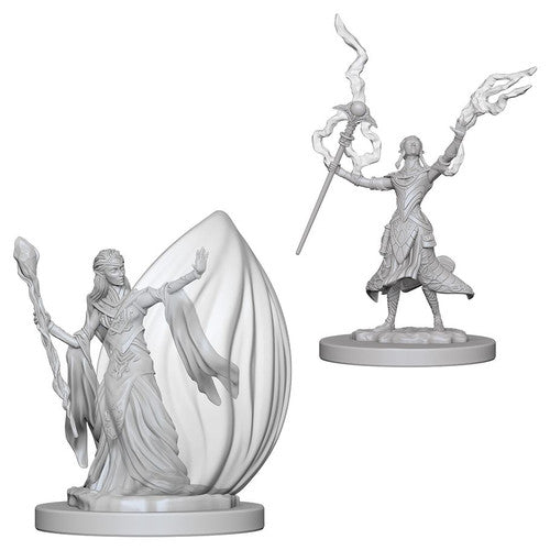 D&D Nolzur's Marvelous Miniatures: Unpainted Minis- Wave 3- Elf Female Wizard