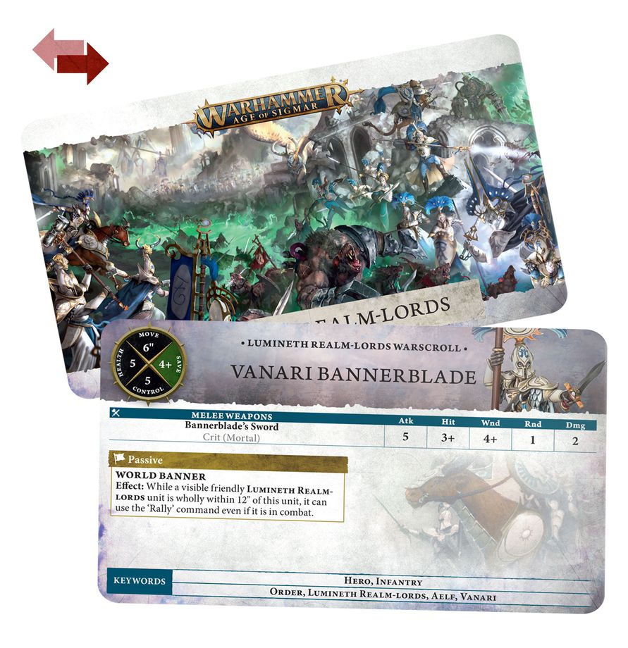 Warscroll Cards: Lumineth Realm-lords