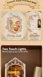 Rolife DIY Book Nook Kit - Holiday Cafe