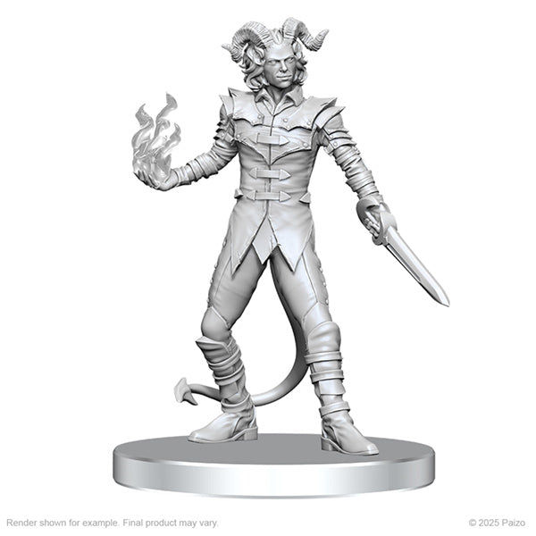 Pathfinder Battles Deep Cuts Miniatures: Wave 27- Vordine (Infantry Devil) & Pitborn Rogue