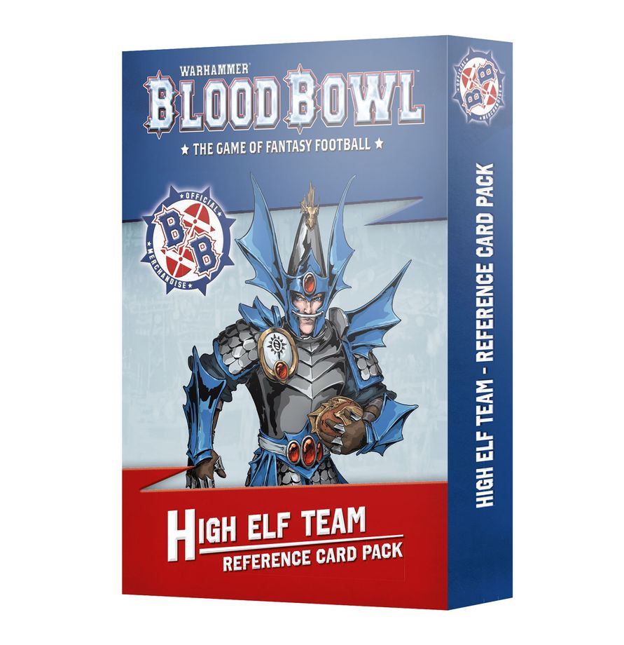 BLOOD BOWL: High Elf Team Reference Card Pack