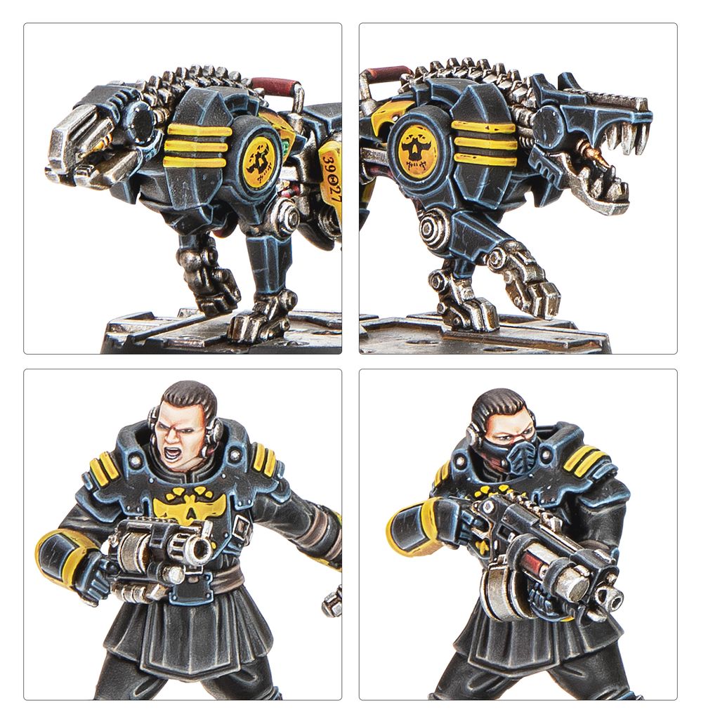 NECROMUNDA: PALANITE ENFORCER CAPTAINS & SERGEANTS