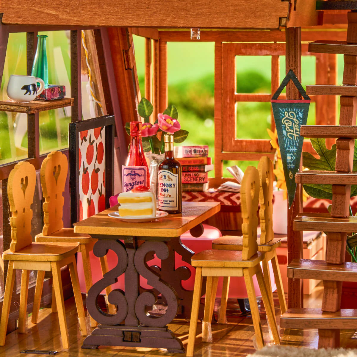 A-Frame Cabin DIY Miniature House