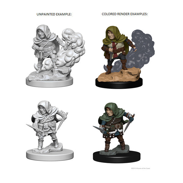 D&D Nolzur's Marvelous Miniatures: Unpainted Minis- Wave 1- Halfling Male Rogue