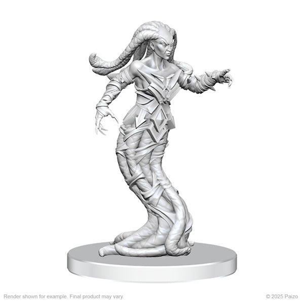 Pathfinder Battles Deep Cuts Miniatures: Wave 27- Gylou (Handmaiden Devil) & Ferrugon (Rust Devil)