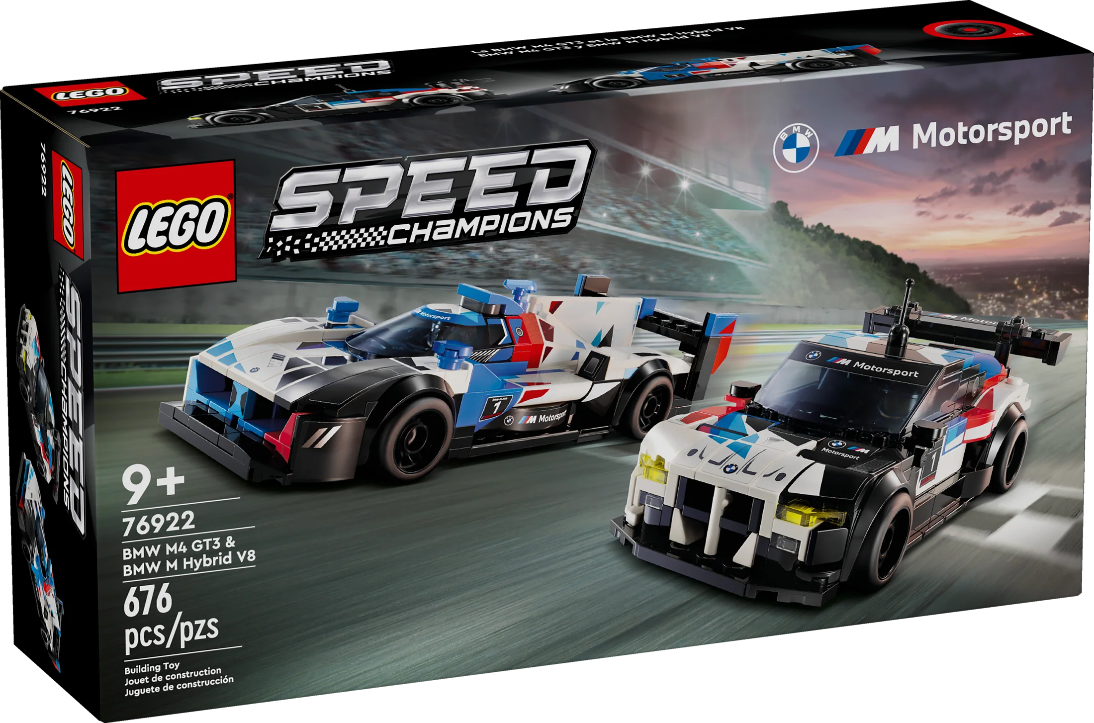 76922 BMW M4 GT3 & BMW M Hybrid V8 Race Cars