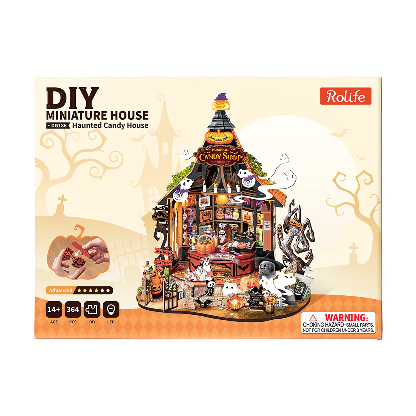 Rolife DIY Miniature House - Haunted Candy House