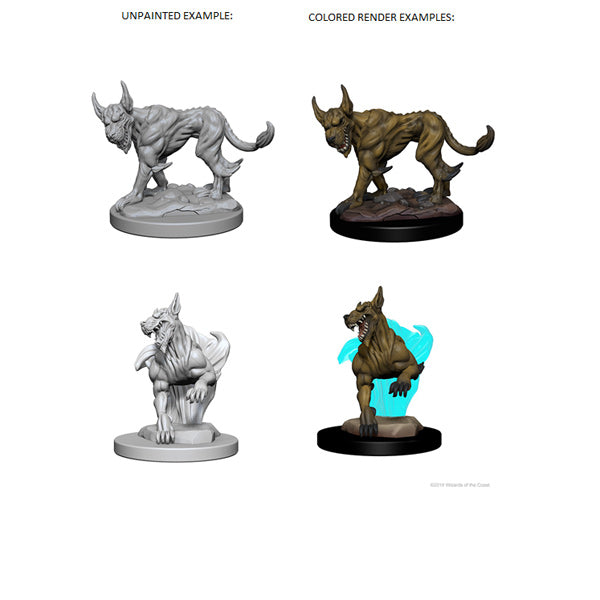 D&D Nolzur's Marvelous Miniatures: Unpainted Minis- Wave 1- Blink Dogs
