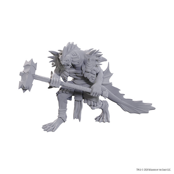 D&D Nolzur's Marvelous Miniatures: Unpainted Minis- Wave 25- Sahuagin Coral Smasher