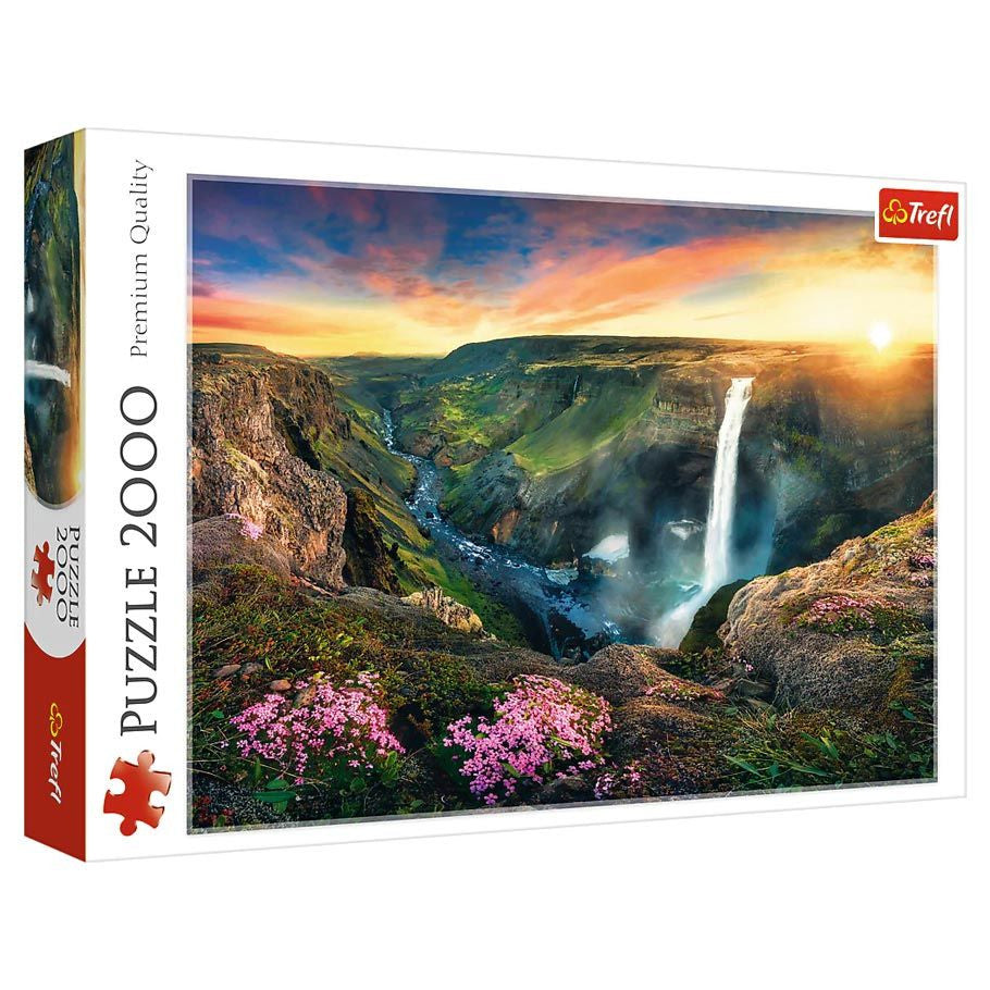 Puzzle: Haifoss Waterfall, Iceland 2000 Piece