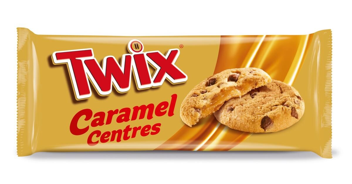 Twix Caramel Centre Cookies