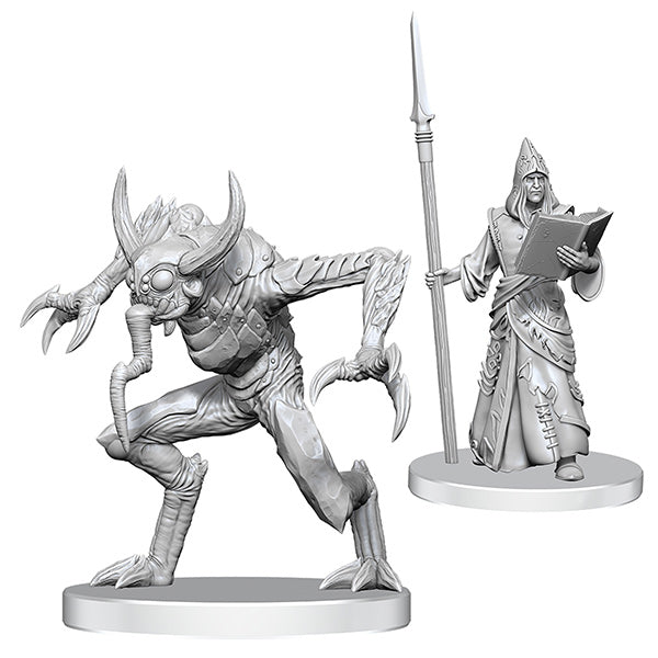 Pathfinder Battles Deep Cuts Miniatures: Wave 27- Vloriak (Despoiler Demon) & Demonologist