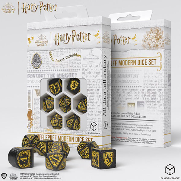 Harry Potter Modern Dice: Hufflepuff