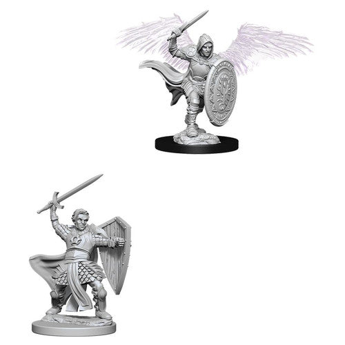 D&D Nolzur's Marvelous Miniatures: Unpainted Minis- Wave 5- Aasimar Male Paladin