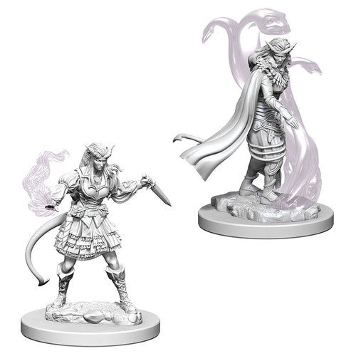 D&D Nolzur's Marvelous Miniatures: Unpainted Minis- Wave 4- Tiefling Female Sorcerer