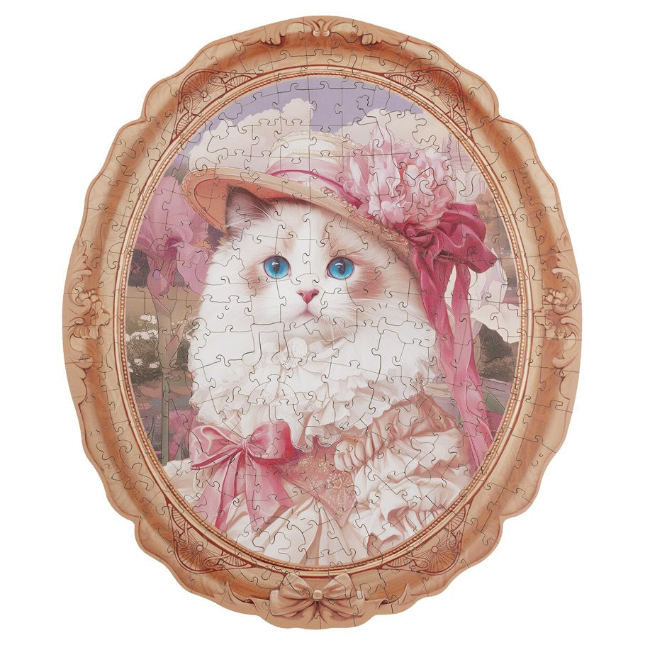 Puzzle: Wooden: Rowood Springtime Kitty 200 pcs