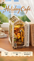 Rolife DIY Book Nook Kit - Holiday Cafe