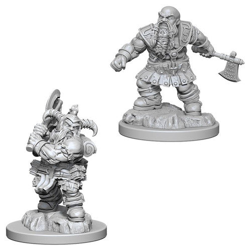 D&D Nolzur's Marvelous Miniatures: Unpainted Minis- Wave 6- Male Dwarf Barbarian