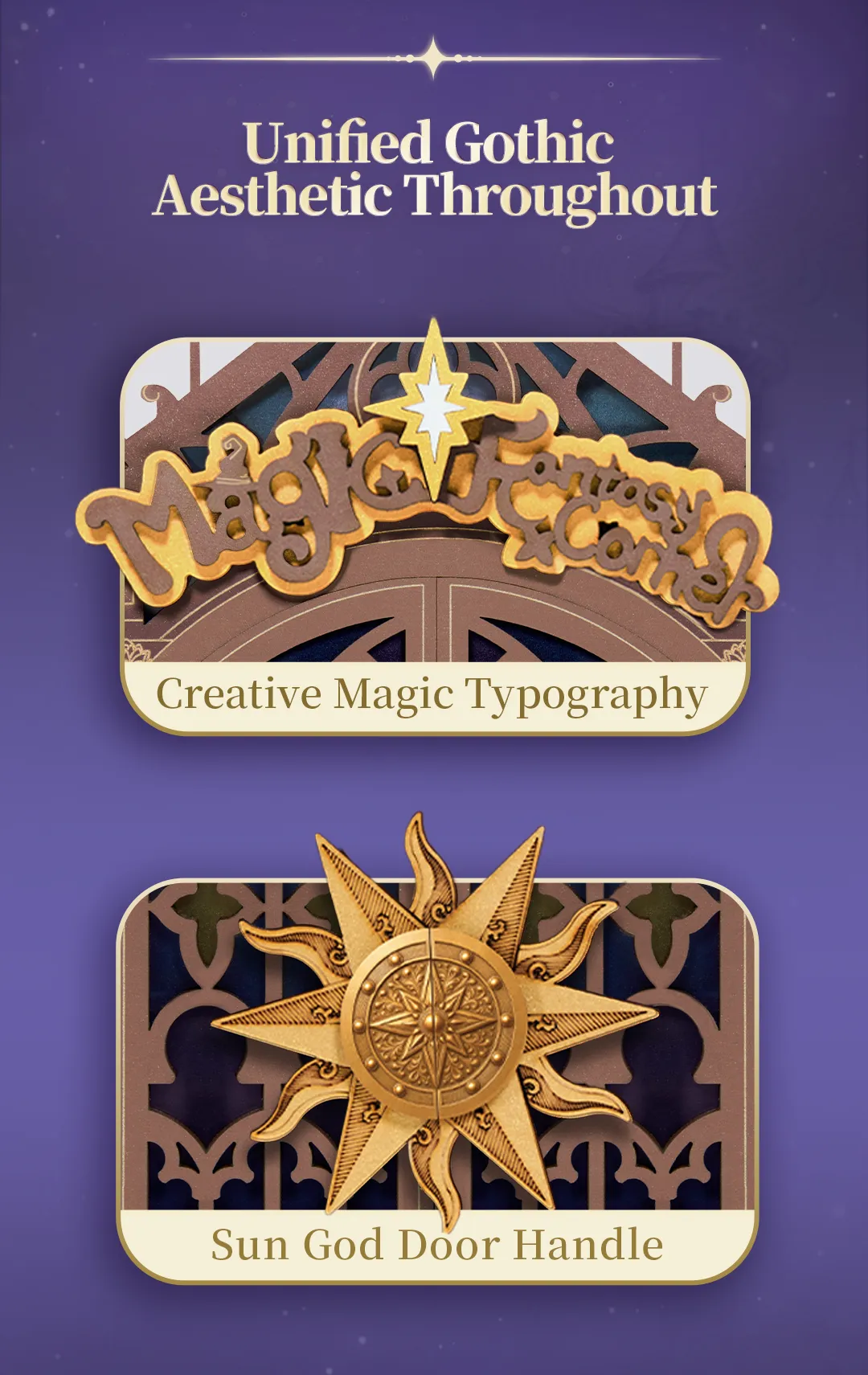 Rolife DIY Book Nook Kit - Magic Fantasy Corner