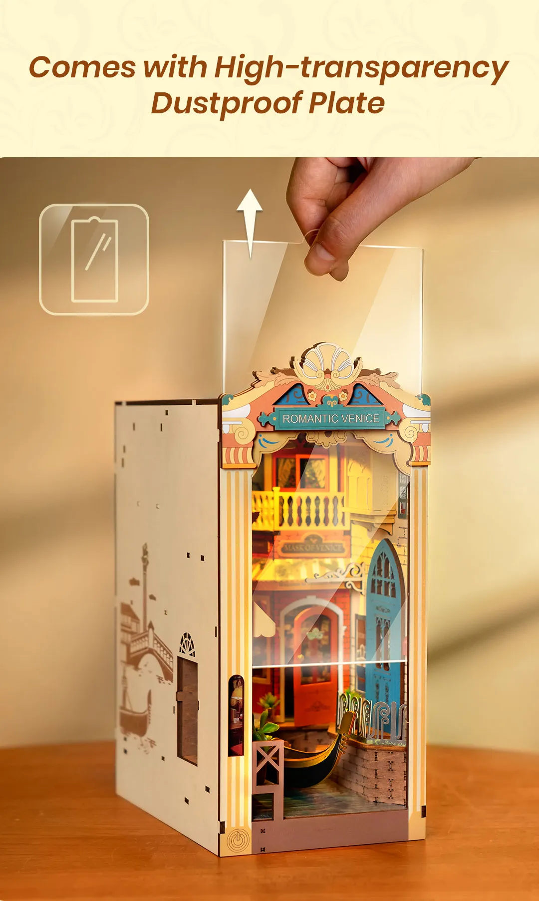 Rolife DIY Book Nook Kit - Romantic Venice