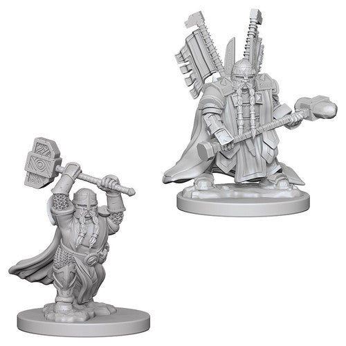 D&D Nolzur's Marvelous Miniatures: Unpainted Minis- Wave 4- Dwarf Male Paladin
