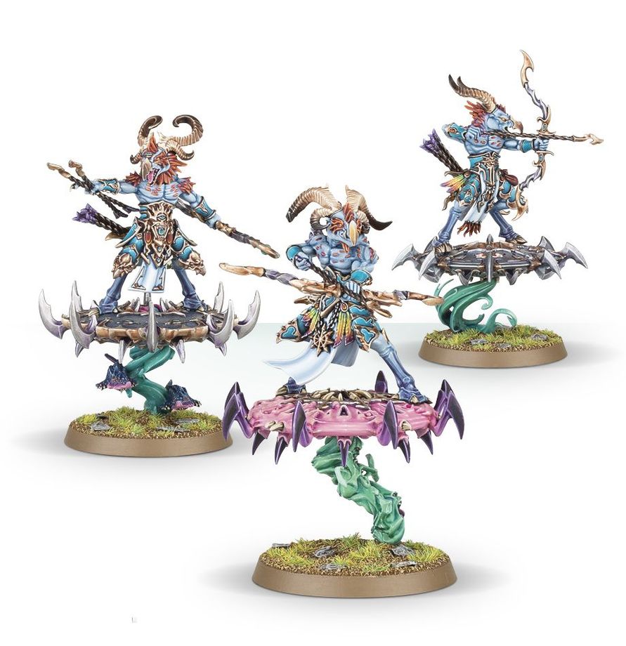 Spearhead: Disciples of Tzeentch – Tzaangor Warflock