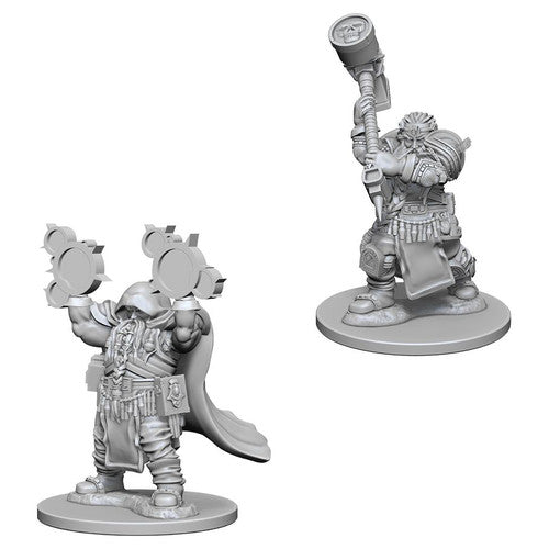 D&D Nolzur's Marvelous Miniatures: Unpainted Minis- Wave 2- Dwarf Male Cleric